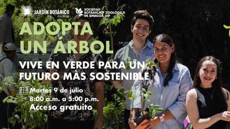 El Jardín Botánico de Culiacán llevará a cabo la campaña Adopta un Árbol.