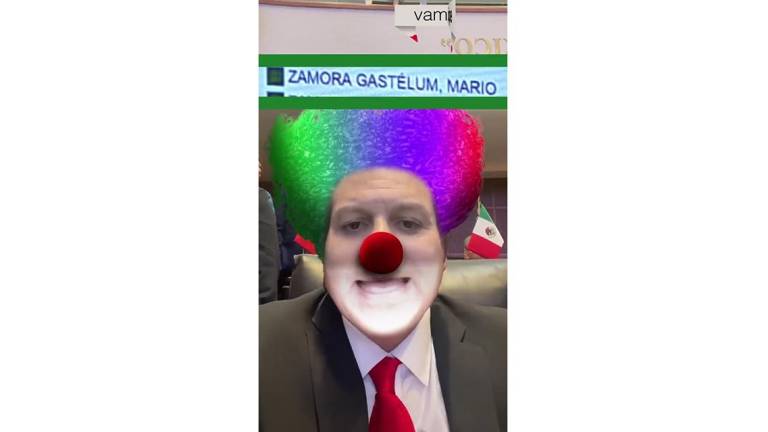 El Senador Mario Zamora es presentado como un payaso en el sitio de noticias Latinus.