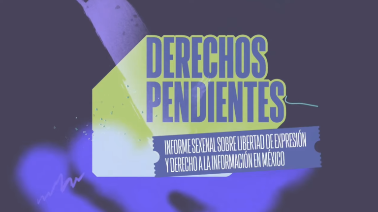 La organización Artículo 19 presenta el informe sobre libertad de expresión en el sexenio de López Obrador.
