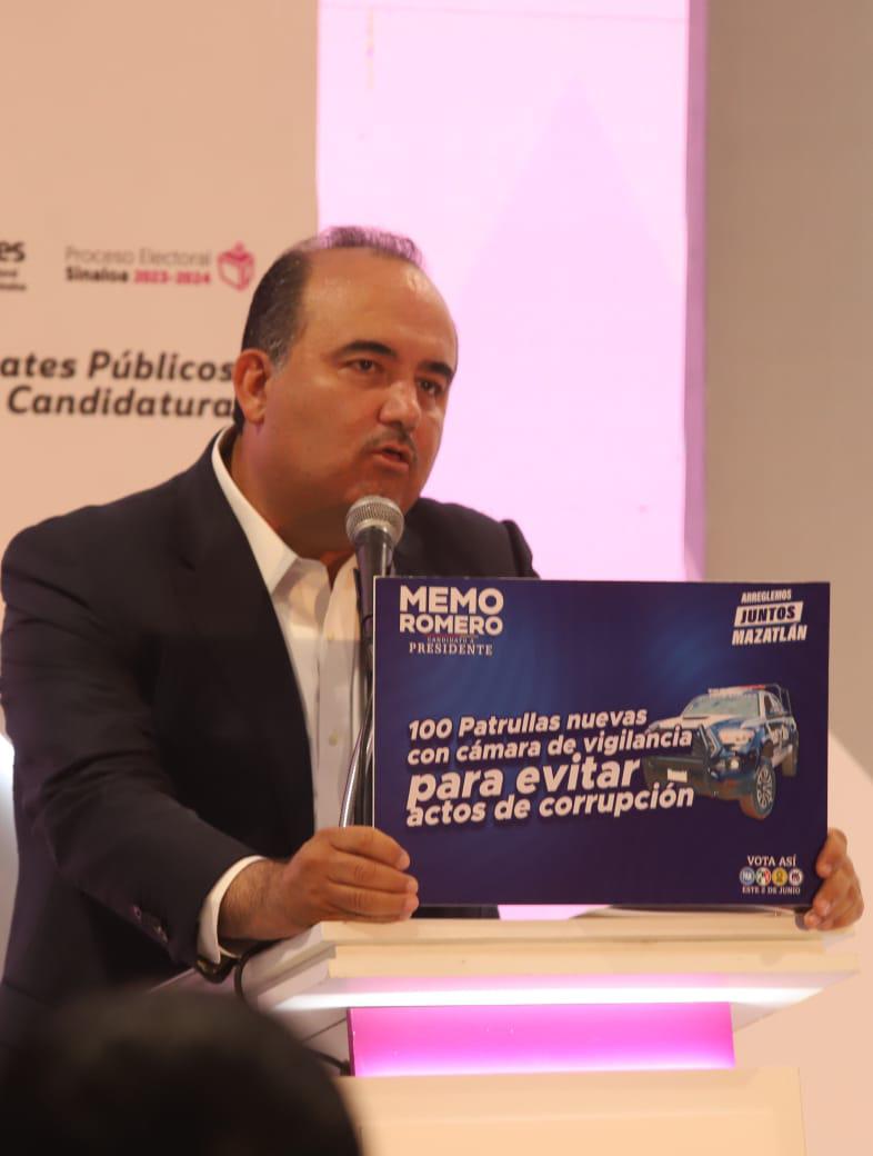 $!Se confrontan candidatos a la Alcaldía de Mazatlán en el debate del IEES