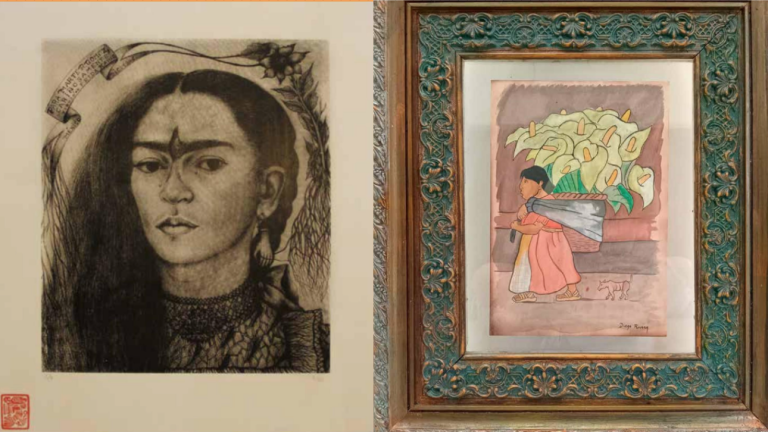 Obras de Frida Kahlo y Diego Rivera forman parte de la cuarta edición de La Casa Subasta 2024.