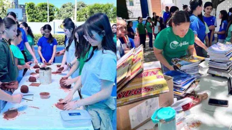 Actividades sostenibles organizadas con motivo del Día de la Tierra en el Colegio Chapultepec Norte, Sinaloa.