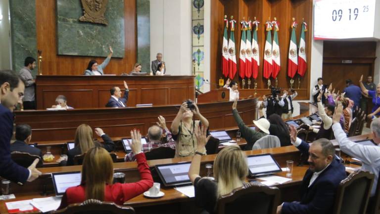 Sesión del Congreso del Estado de Sinaloa.