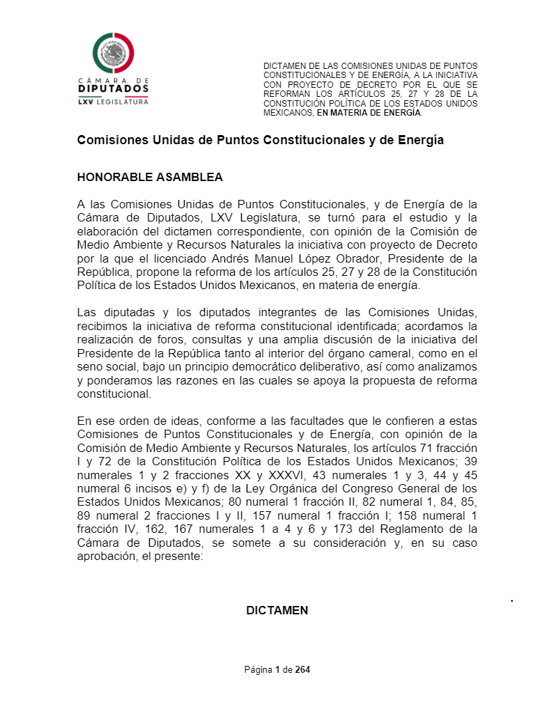 $!Hoy domingo se decide si avanza la Reforma Eléctrica de AMLO, o la sepultan para siempre