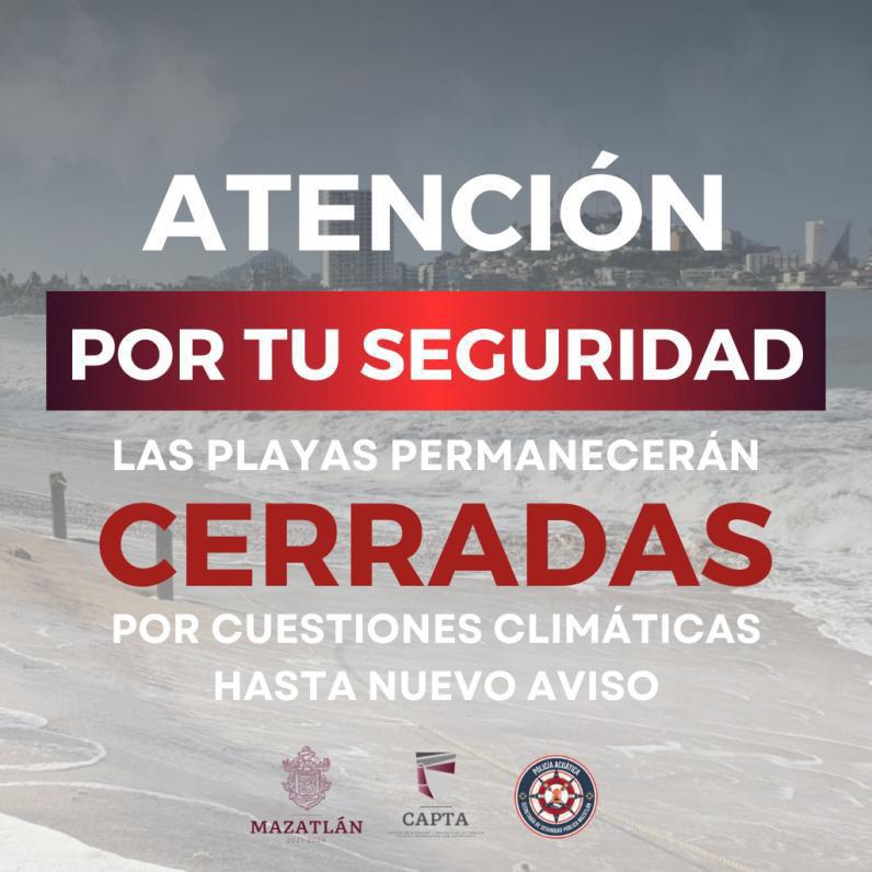 $!Reanudan actividades en las playas, tras ser cerradas por el fuerte viento