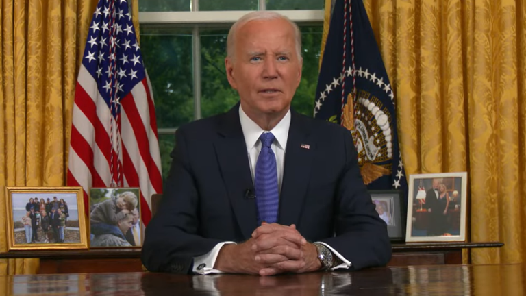 El Presidente Joe Biden dio un mensaje a la Nación tras renunciar a su candidatura.