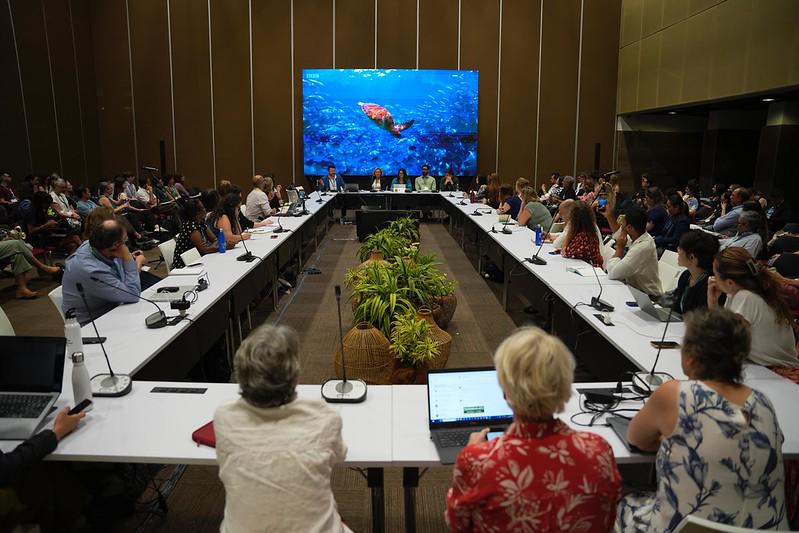 $!Uno de los temas que se tratan en la COP16 es la situación de los océanos.