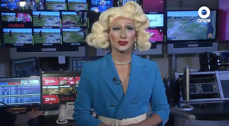 $!Noticiero en México hace historia al tener primera presentadora Drag... y es de Sinaloa