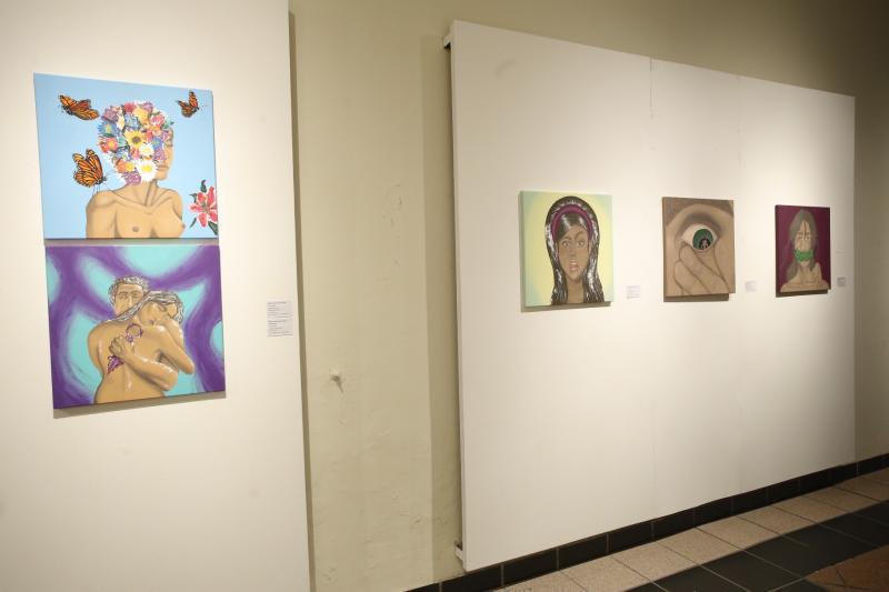 $!Pequeños artistas que pertenecen a El Patio Educativo presentaron la exposición “Mareas Creativas”, en Galería Rubio.