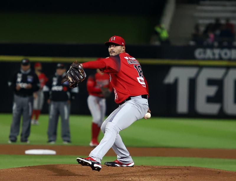 $!Con gran pitcheo y el batazo de Cruz, los Naranjeros igualan la serie ante Mayos