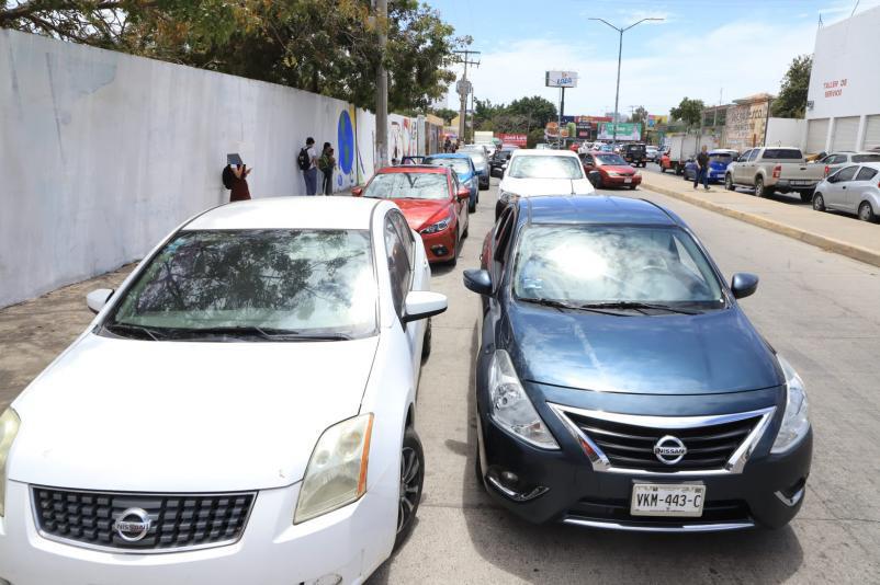 $!Frente a la Secundaria General 6, y la curva de Avenida Santa Rosa, es una zona vial sin ley