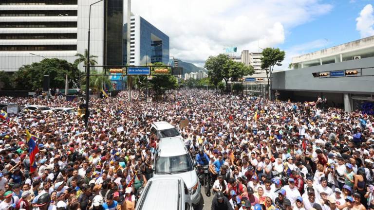 Salen a protestar para denunciar fraude electoral en Venezuela