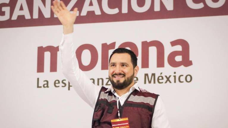 El dirigente estatal de Morena estatal, Ángel Ulises Piña García.