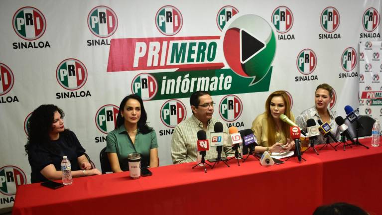 Pide PRI Sinaloa que nuevo Gobierno de Claudia Sheinbaum rectifique errores de pasada administración