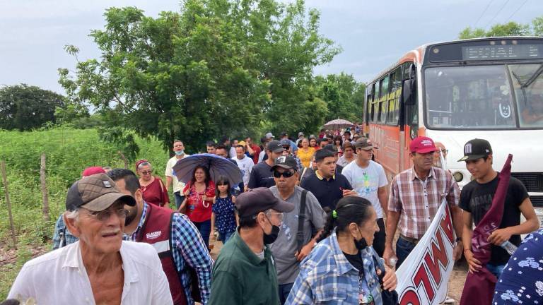 Esperan al Presidente López Obrador y a Claudia Sheinbaum en El Matadero, El Rosario