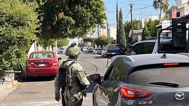 Despliegan fuerzas federales operativo en Las Quintas, en Culiacán