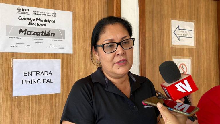 Aida Palafox Villalobos, presidenta del Consejo Municipal Electoral de Mazatlán