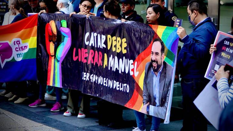 Manifestaciones para pedir la liberación de Manuel Guerrero.