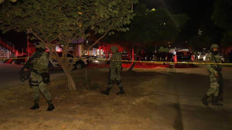 Ataque a policías de Mazatlán en Pradera Dorada 2, en la noche del sábado.