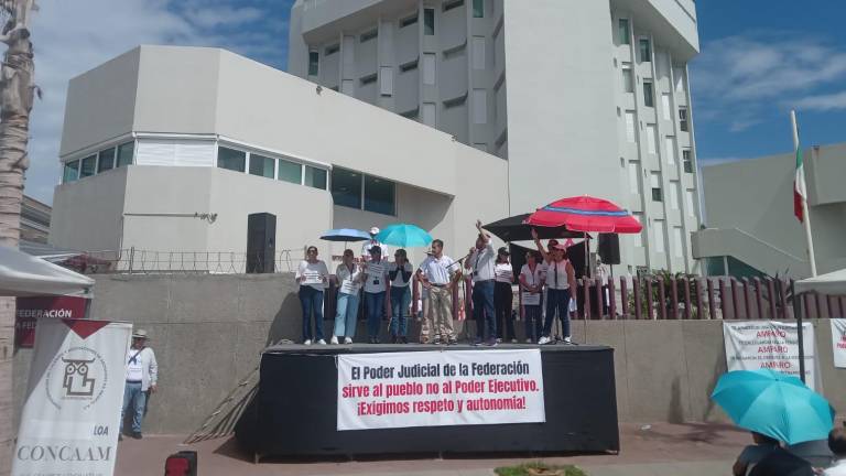 Retiran paro frente al Poder Judicial de la Federación en Mazatlán