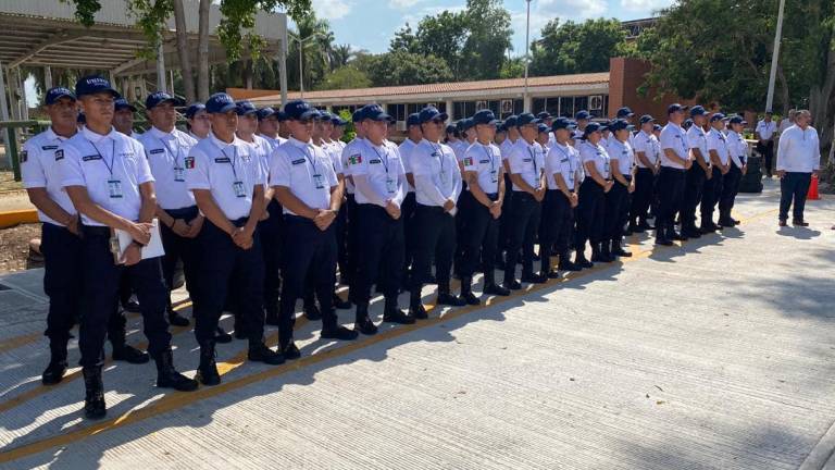 Los 584 elementos de seguridad formados representan el mayor número de cadetes que ha tenido la institución desde su formación en 2022.