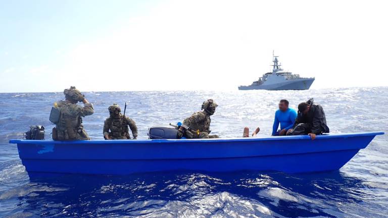 El operativo fue implementado en el Mar Caribe.