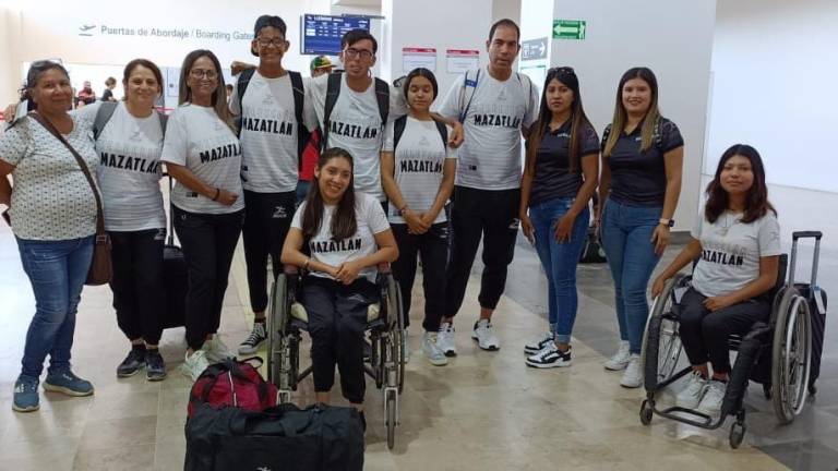 La Selección Mazatlán de paratletas ya viajó rumbo a Arizona.