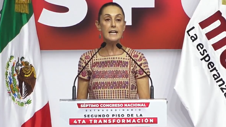 Claudia Sheinbaum dio su último discurso como militante de Morena, antes de tomar posesión como Presidenta de México el próximo 1 de octubre