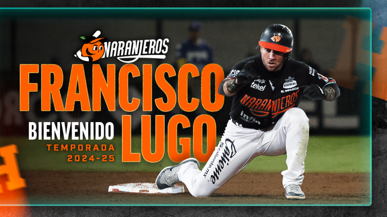 Francisco Lugo regresa a Naranjeros de Hermosillo.