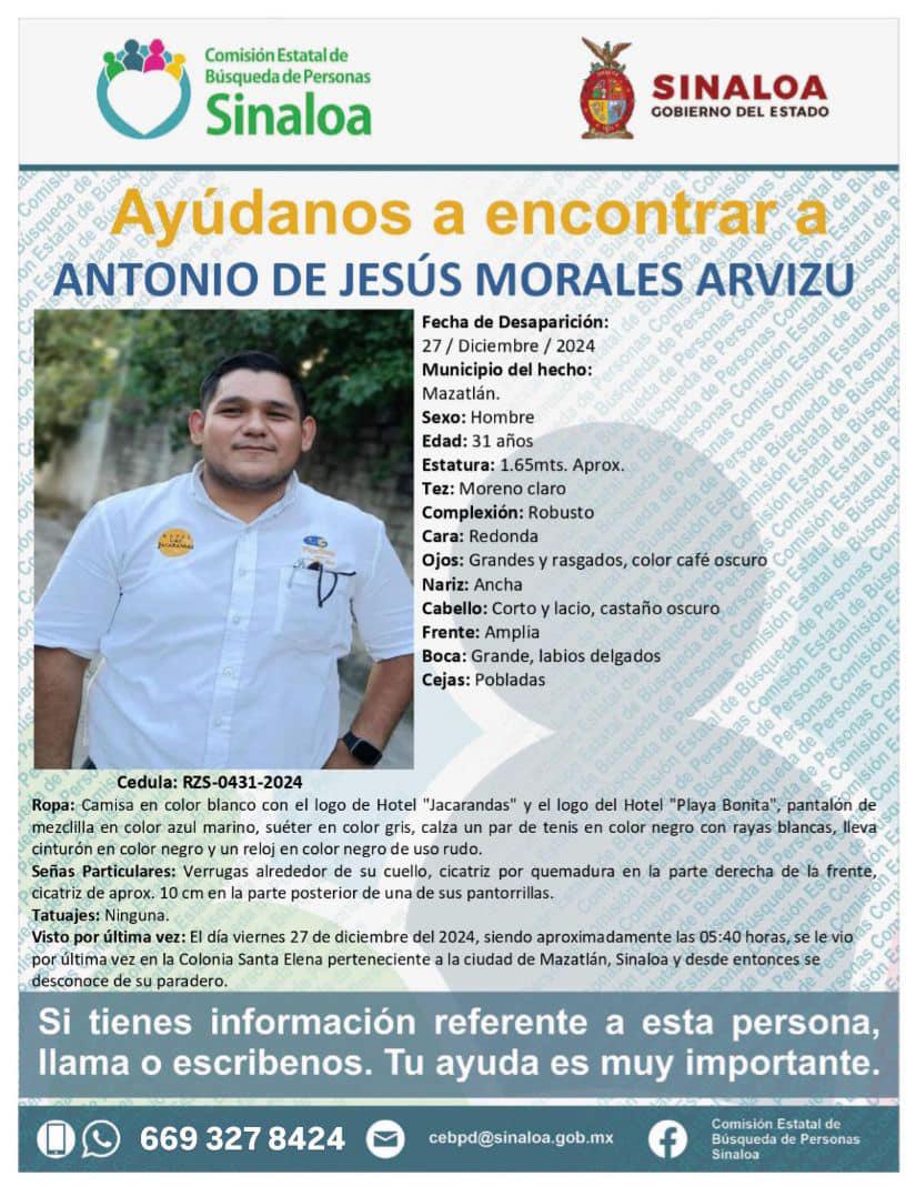 $!Buscan a los hermanos Antonio de Jesús y Alexis, desaparecidos en la Colonia Santa Elena, en Mazatlán