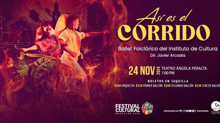 El Ballet Folclórico del Instituto de Cultura presentará ‘Así es el corrido’.