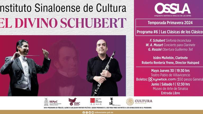 Presentará la OSSLA ‘El Divino Schubert’