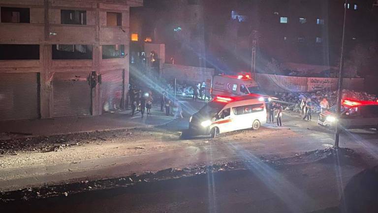 Una escuela de al-Tabin, en la ciudad de Gaza, que servía como refugio, fue bombardeada por el Ejército de Israel.