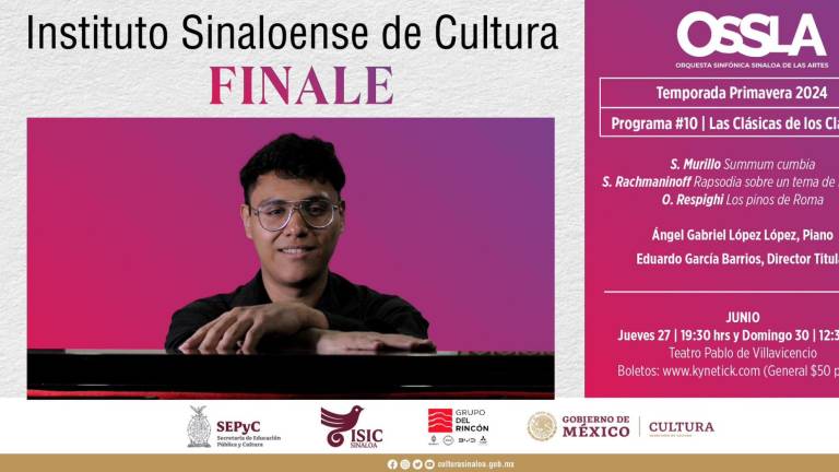 El pianista Ángel Gabriel López participará como solista en el concierto