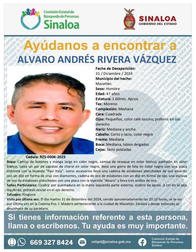 $!Bloquean carretera para exigir el regreso de Álvaro Andrés, privado de la libertad en Mazatlán