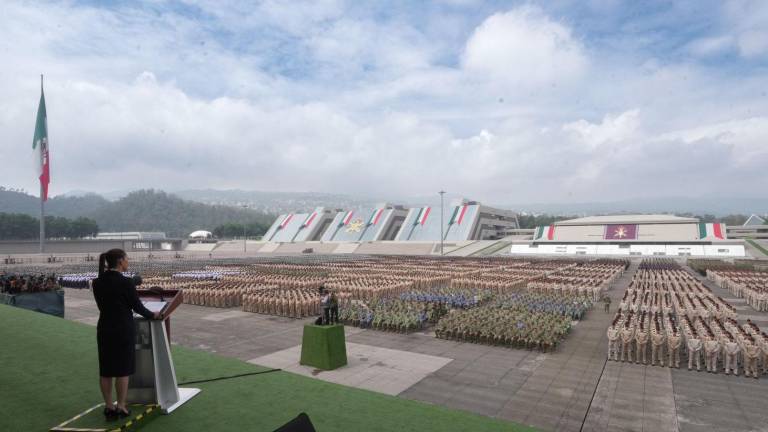 El evento se realizó en la Plaza de Maniobras del Heroico Colegio Militar.