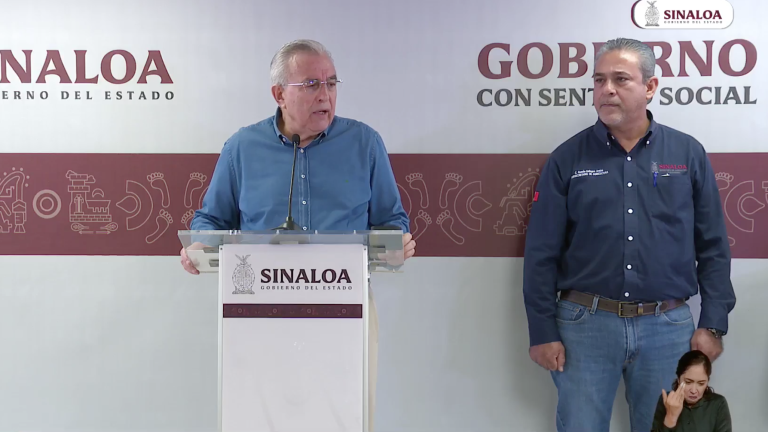 Conferencia semanera del Gobernador Rubén Rocha Moya.