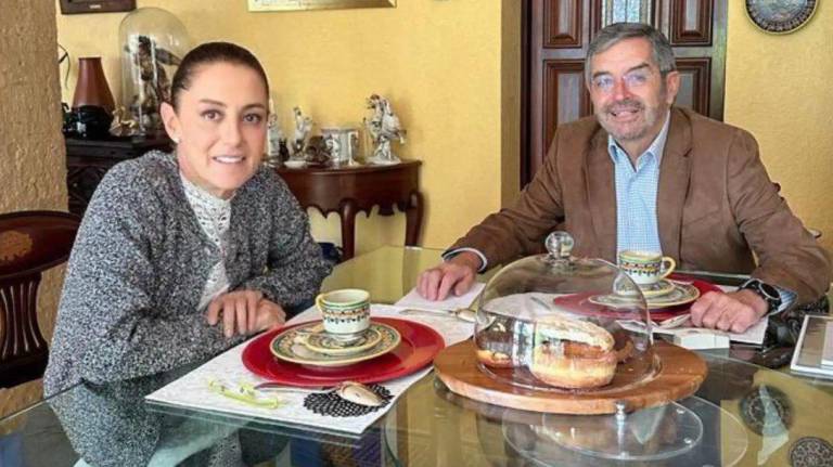 Sin dar detalles, Claudia Sheinbaum publicó en sus redes sociales que se había reunido con el ex Rector de la UNAM.