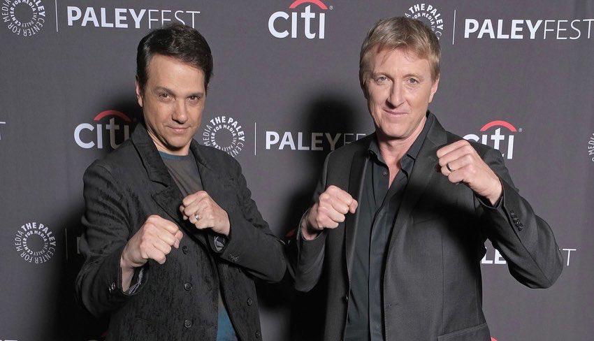 $!Ralph Macchio y William Zabka.