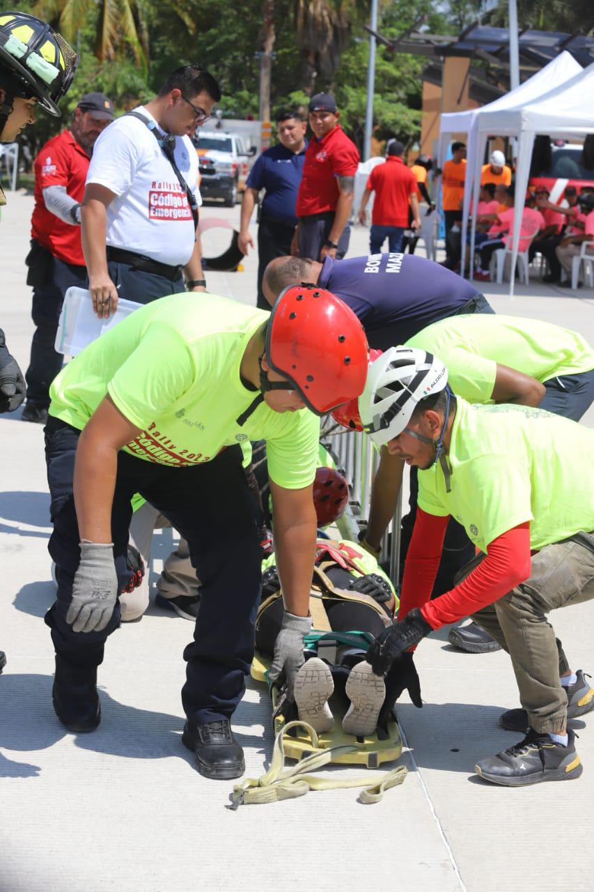 $!Participan 50 rescatistas de Mazatlán en primer rally Código de Emergencia