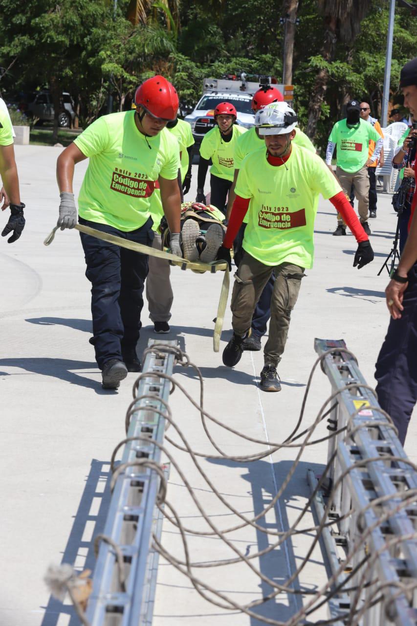 $!Participan 50 rescatistas de Mazatlán en primer rally Código de Emergencia