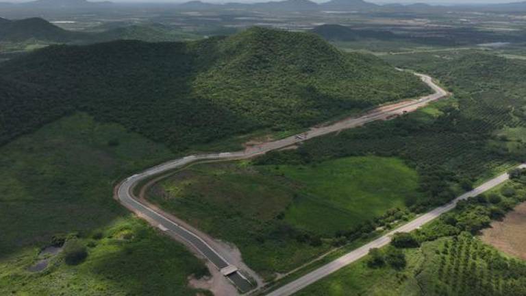 Distrito de Riego de la presa Santa María inaugurada la noche del viernes por el Presidente Andrés Manuel López Obrador.