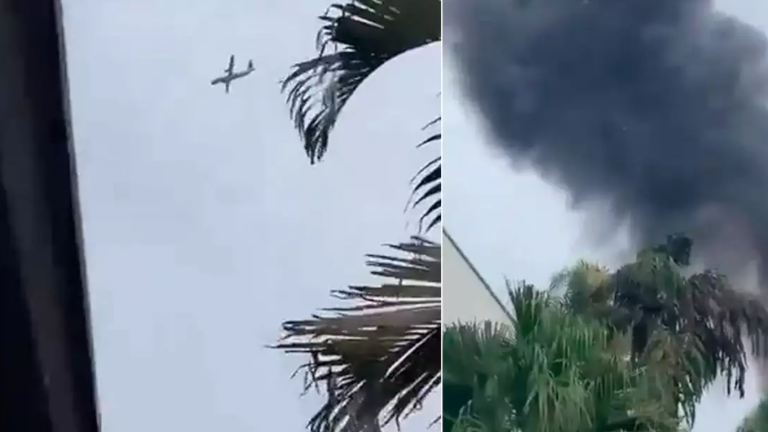 Un avión con 62 pasajeros se estrella en una zona residencial de Sao Paulo, en Brasil.