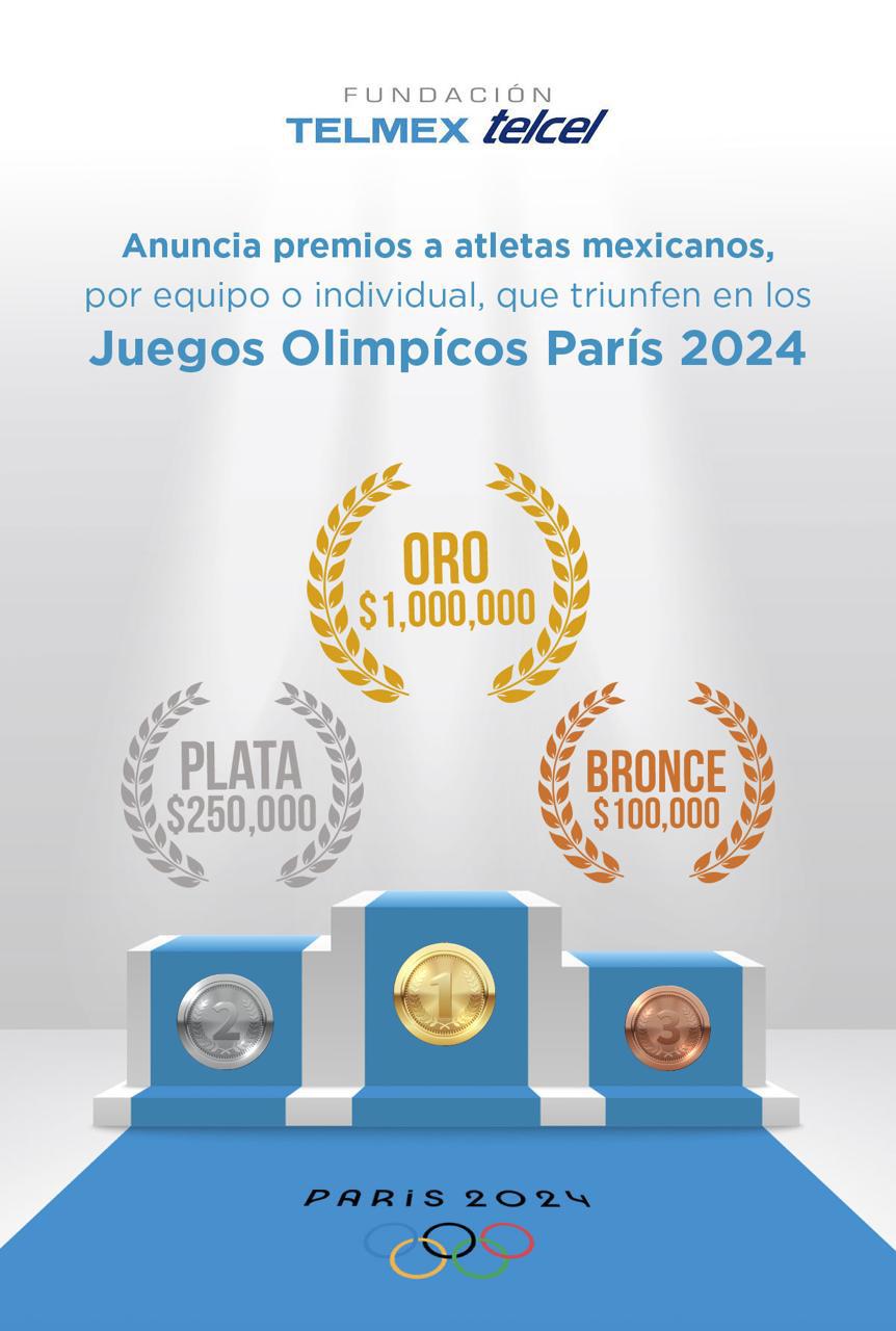 $!Fundación Telmex Telcel premiará a medallistas mexicanos