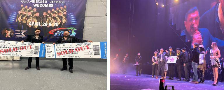 Banda MS sigue rompiendo taquillas, llena dos veces el Allstate Arena de Chicago