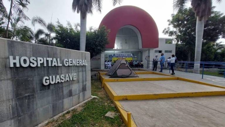 Instalaciones del Hospital General de Guasave, donde ingresó un niño de un año de edad tras ingerir una droga.