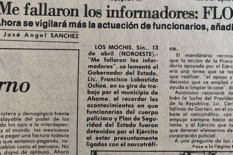 Policías, narcos y gobernadores: una historia que se repite en Sinaloa