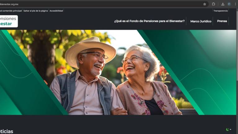 El Fondo de Pensiones para el Bienestar habilitó su página web para dar a conocer sus actividades.