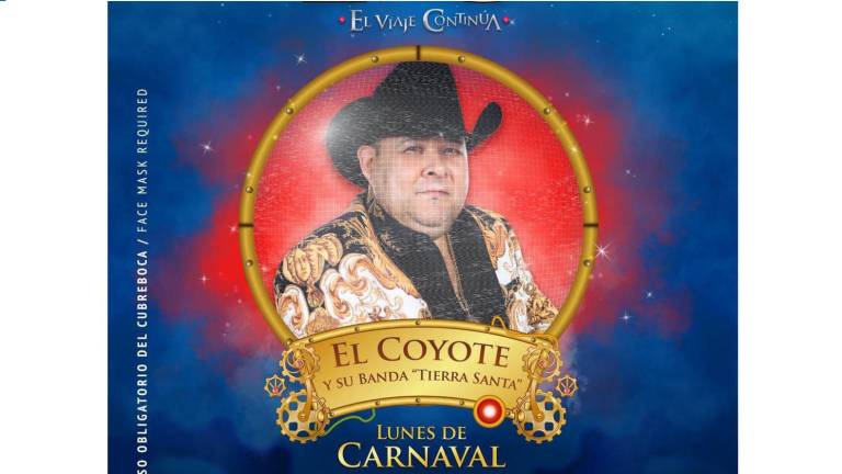 El Coyote y su Banda Tierra Santa tendrán presentación en Olas Altas, el Lunes de Carnaval