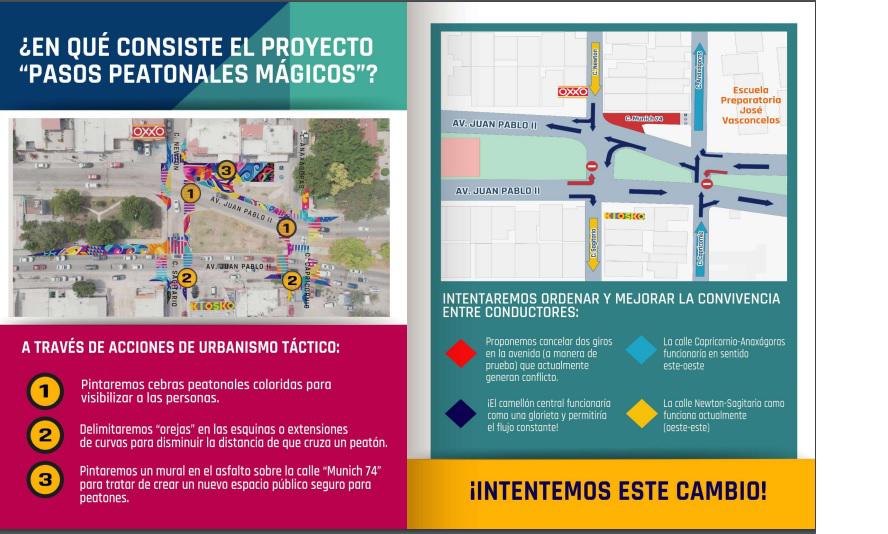 $!Inaugurarán este jueves ‘Pasos Peatonales Mágicos Mazatlán’ en avenida Juan Pablo II